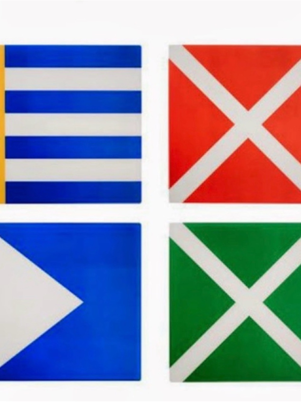 Set of 5 Ikea Nautical Placemats